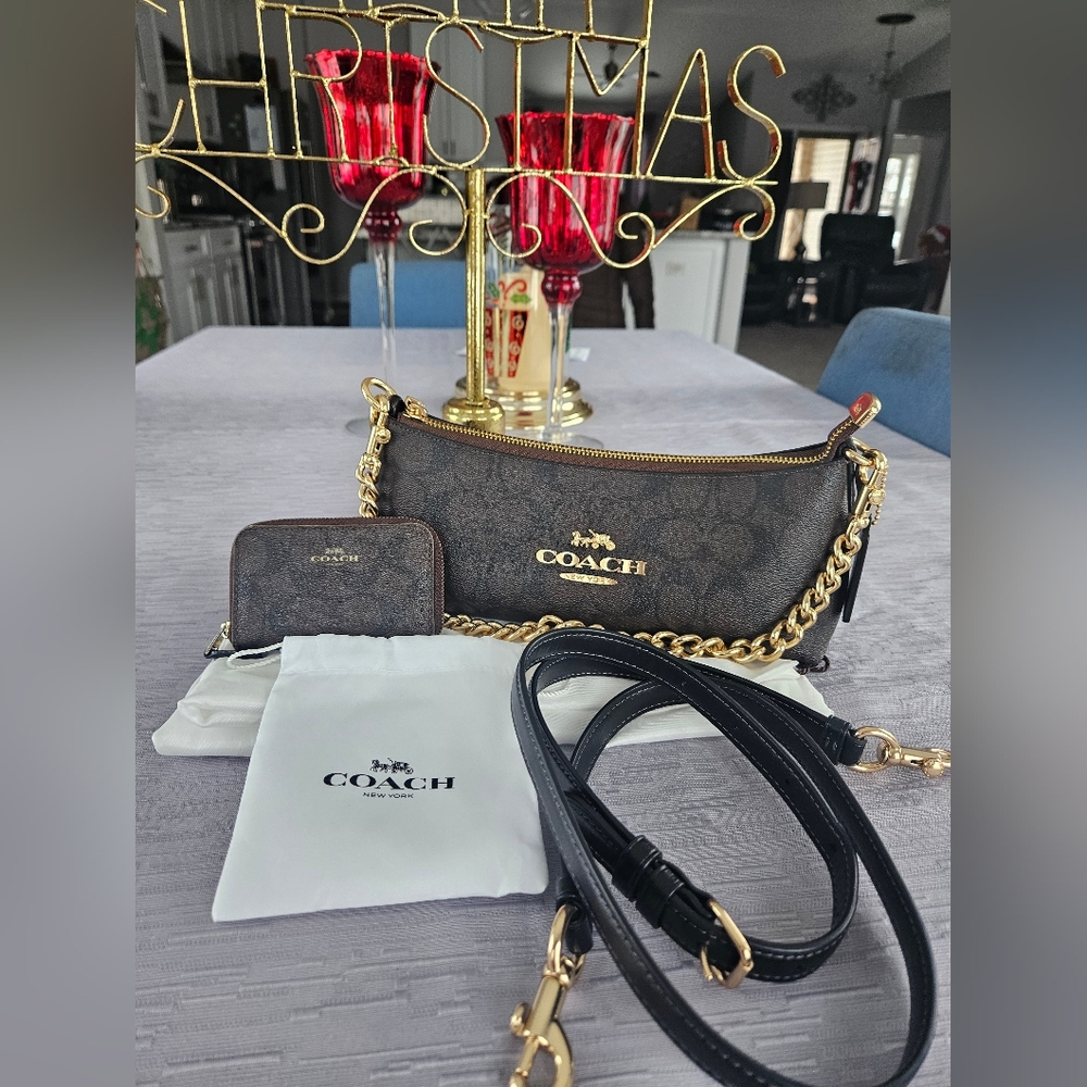Coach Charlotte Shoulder Bag With Cardcase